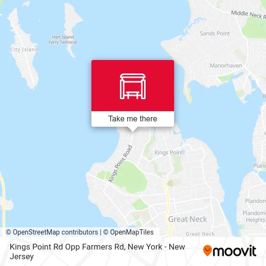 Kings Point Rd Opp Farmers Rd map