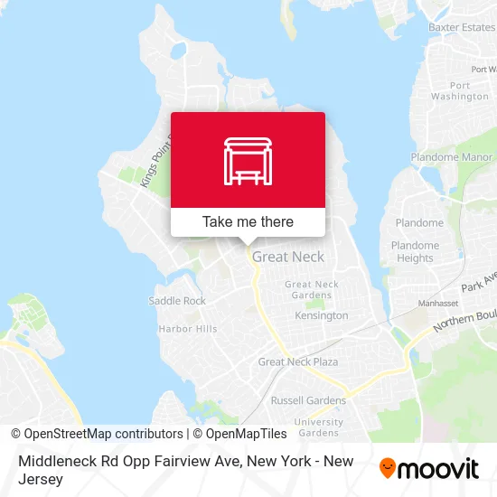 Middleneck Rd Opp Fairview Ave map