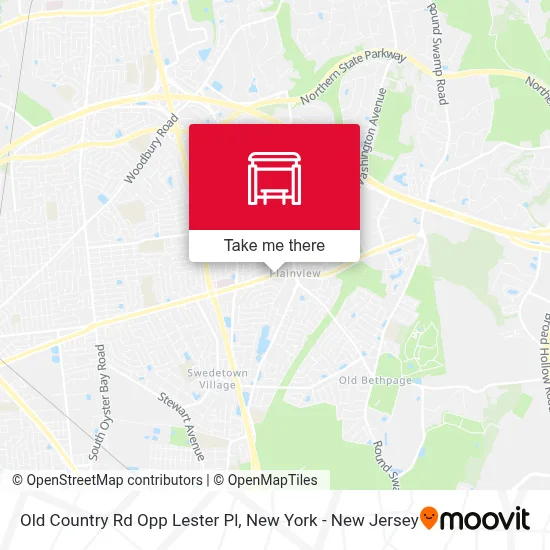 Old Country Rd Opp Lester Pl map