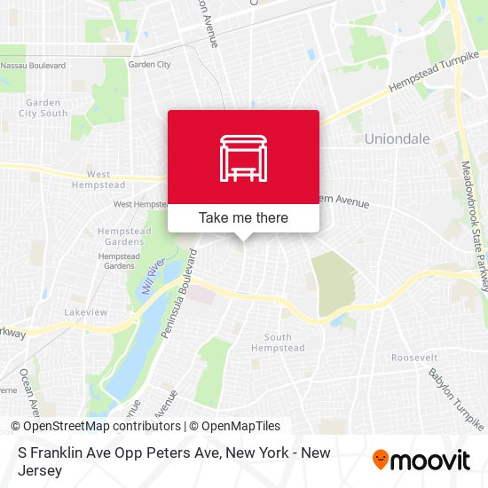 Mapa de S Franklin Ave Opp Peters Ave