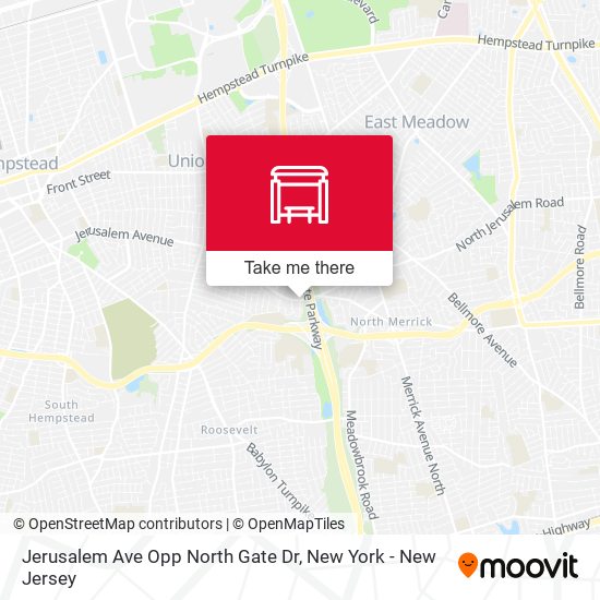 Mapa de Jerusalem Ave Opp North Gate Dr