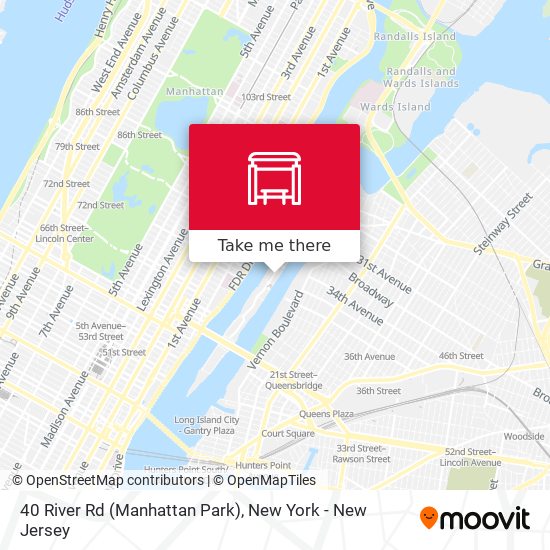 Mapa de 40 River Rd (Manhattan Park)
