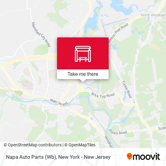 Mapa de Napa Auto Parts (Wb)