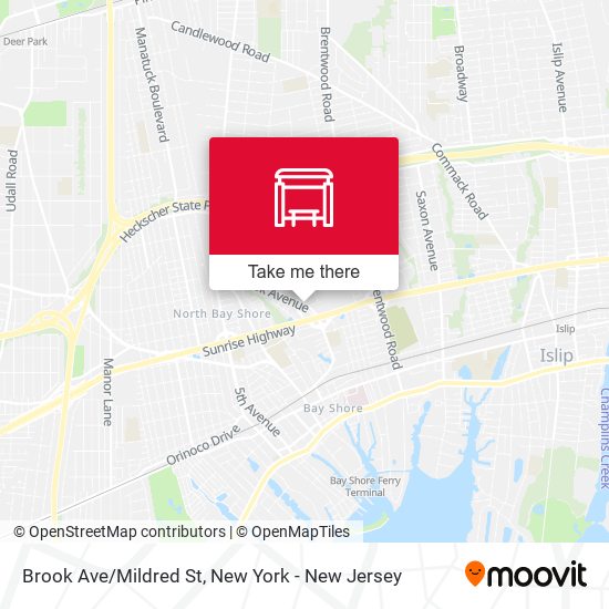 Mapa de Brook Ave/Mildred St