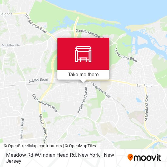 Mapa de Meadow Rd W/Indian Head Rd