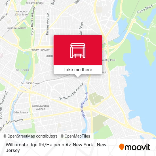 Williamsbridge Rd/Halperin Av map