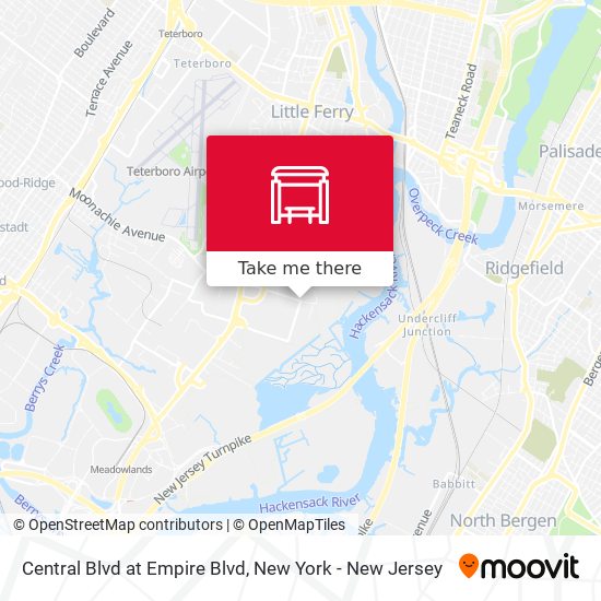 Mapa de Central Blvd at Empire Blvd