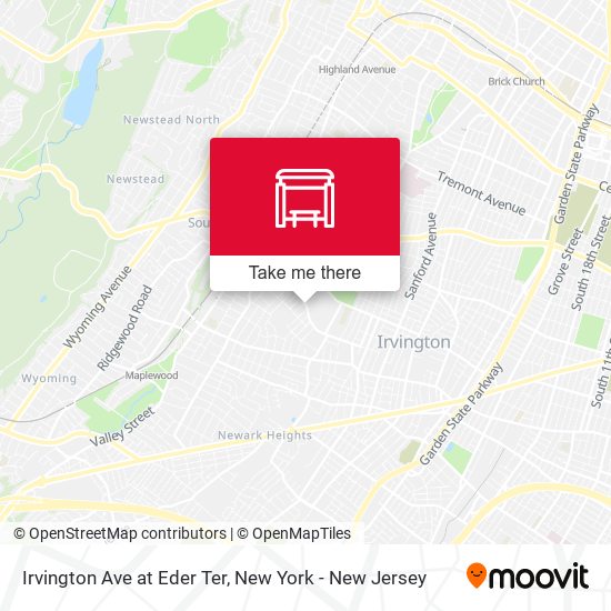 Mapa de Irvington Ave at Eder Ter