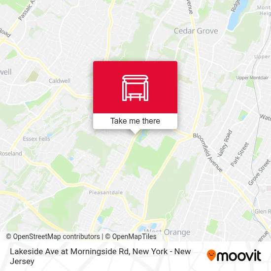 Lakeside Ave at Morningside Rd map