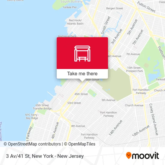 3 Av/41 St map