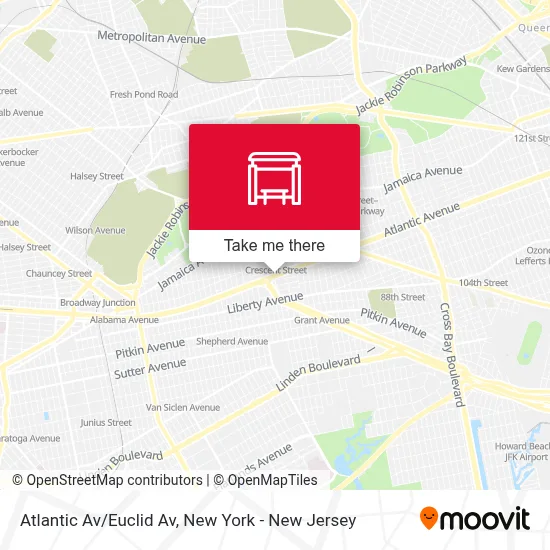 Atlantic Av/Euclid Av map