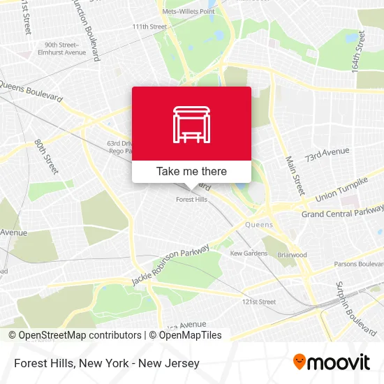 Forest Hills map