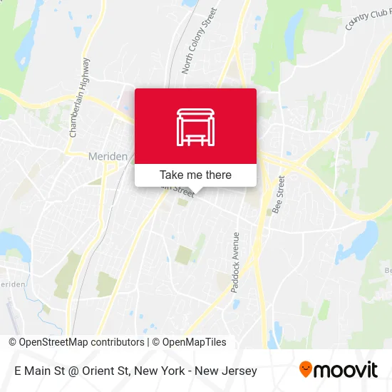 E Main St @ Orient St map