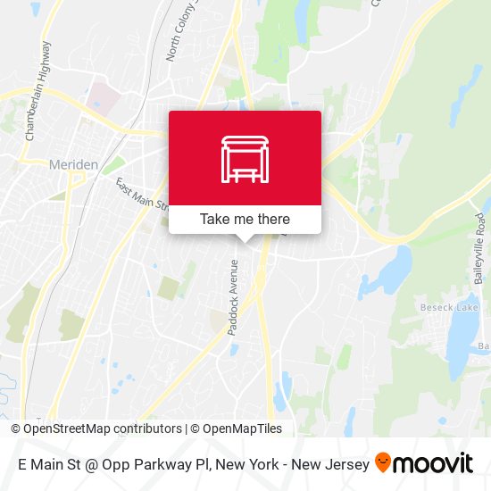 E Main St @ Opp Parkway Pl map
