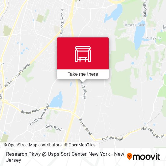 Mapa de Research Pkwy @ Usps Sort Center