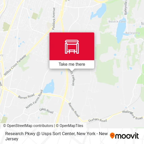 Research Pkwy @ Usps Sort Center map