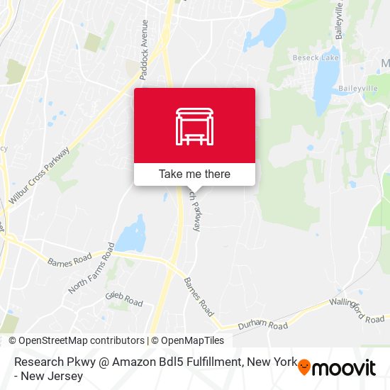 Research Pkwy @ Amazon Bdl5 Fulfillment map