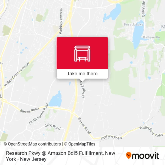 Research Pkwy @ Amazon Bdl5 Fulfillment map