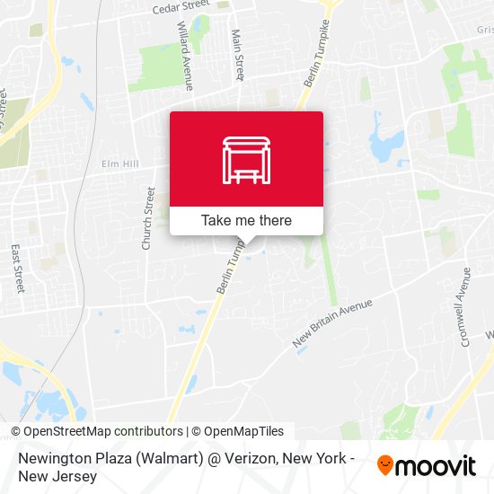 Mapa de Newington Plaza (Walmart) @ Verizon