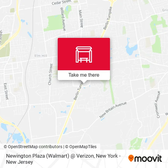 Mapa de Newington Plaza (Walmart) @ Verizon