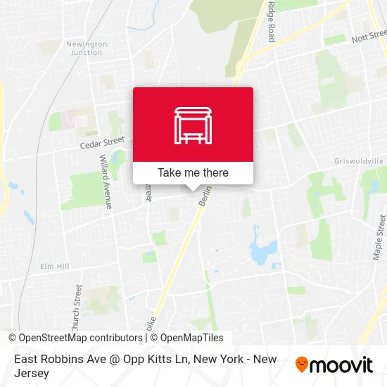 East Robbins Ave @ Opp Kitts Ln map