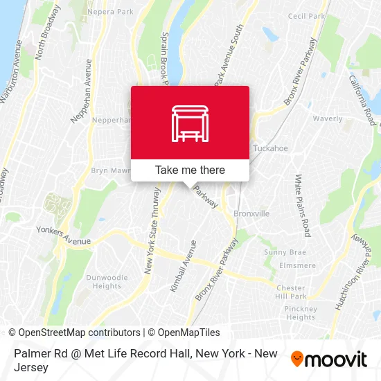 Palmer Rd @ Met Life Record Hall map