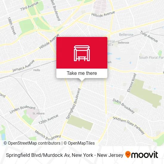 Springfield Blvd/Murdock Av map