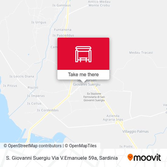 S. Giovanni Suergiu Via V.Emanuele 59a map