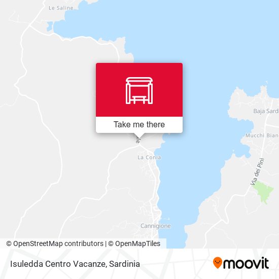 Isuledda Centro Vacanze map