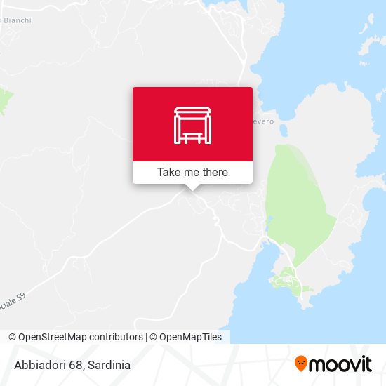 Abbiadori 68 map
