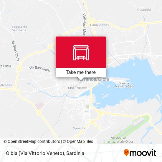 Olbia (Via Vittorio Veneto) map
