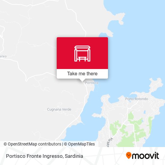 Portisco Fronte Ingresso map