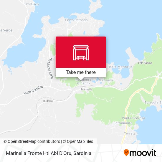 Marinella Fronte Htl Abi D'Oru map