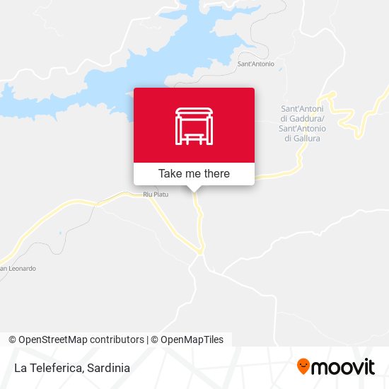 La Teleferica map