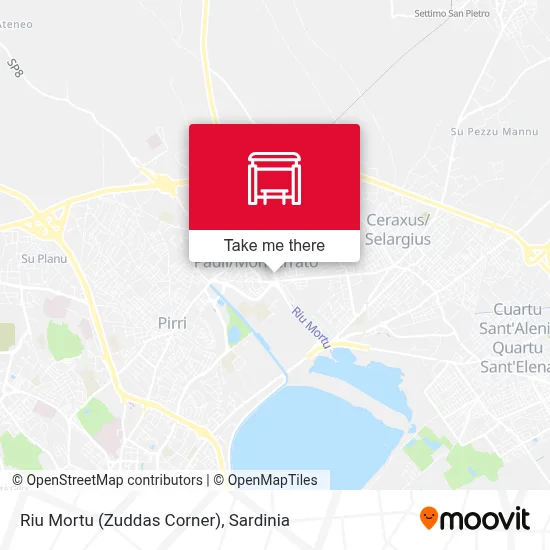 Riu Mortu (Zuddas Corner) map