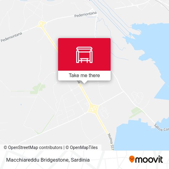 Macchiareddu Bridgestone map
