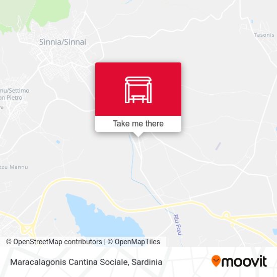 Maracalagonis Cantina Sociale map