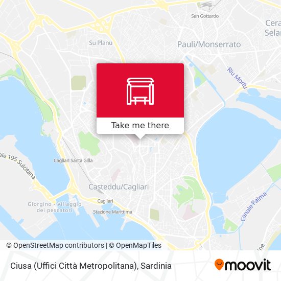 Ciusa (Uffici Città Metropolitana) map