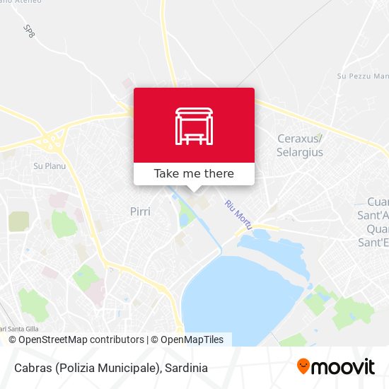 Cabras (Polizia Municipale) map