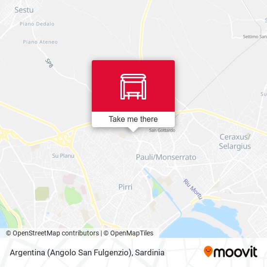 Argentina (Angolo San Fulgenzio) map
