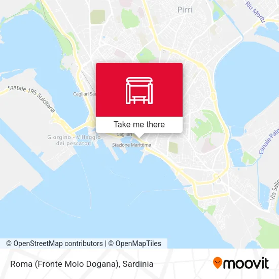 Roma (Fronte Molo Dogana) map
