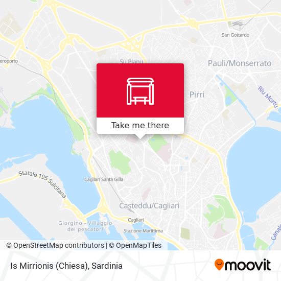 Is Mirrionis (Chiesa) map
