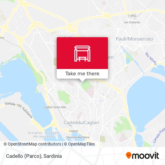 Cadello (Parco) map