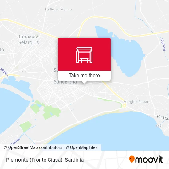Piemonte (Opposite Ciusa) map