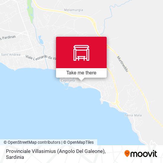Provinciale Villasimius (Angolo Del Galeone) map