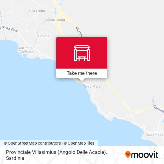Provinciale Villasimius (Angolo Delle Acacie) map