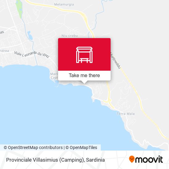 Provinciale Villasimius (Camping) map