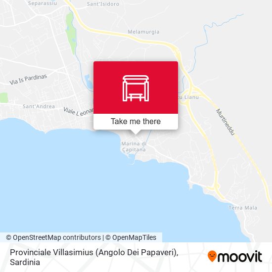 Provinciale Villasimius (Angolo Dei Papaveri) map