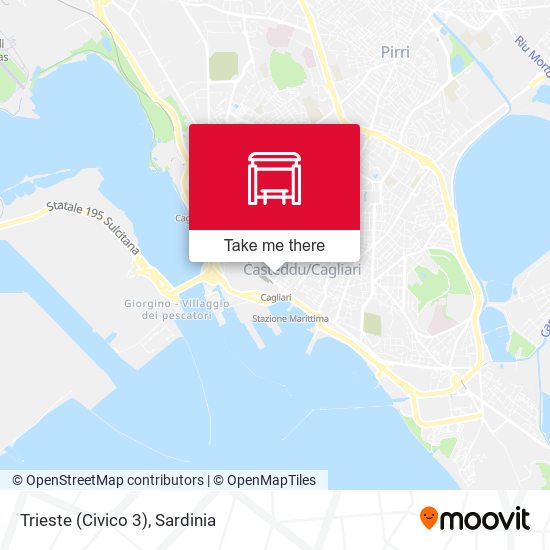 Trieste (Civico 3) map