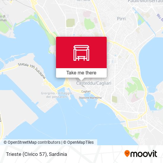 Trieste (Civico 57) map